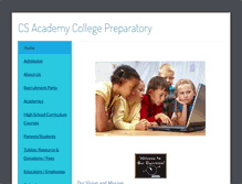 Tablet Screenshot of csacademy2.com
